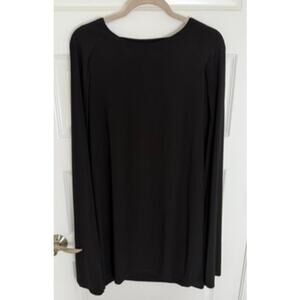 Emma & Michele Black Cape Batwing Sleeve Shift Dress Size Small